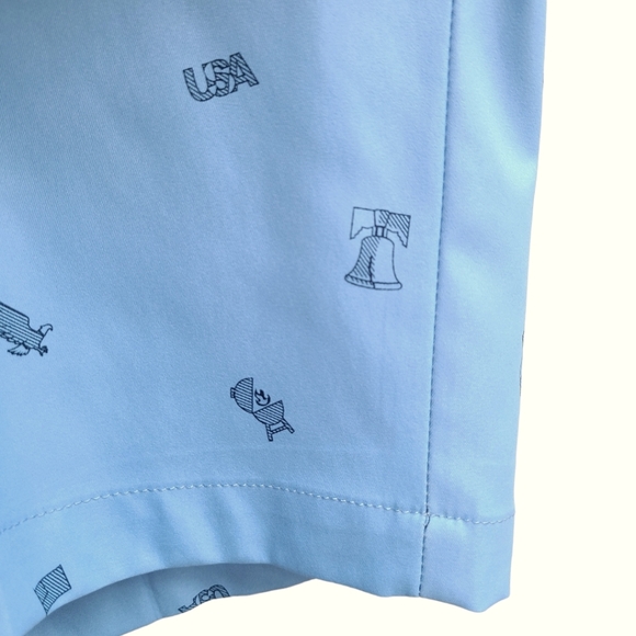 Walter Hagen Golf Short with 4th of July Print - Picture 4 of 9